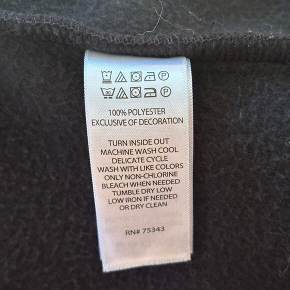 Dakini Black Fleece Vest Size Large Full Zip Pockets Outdoor Hiking Layer - Picture 7 of 10